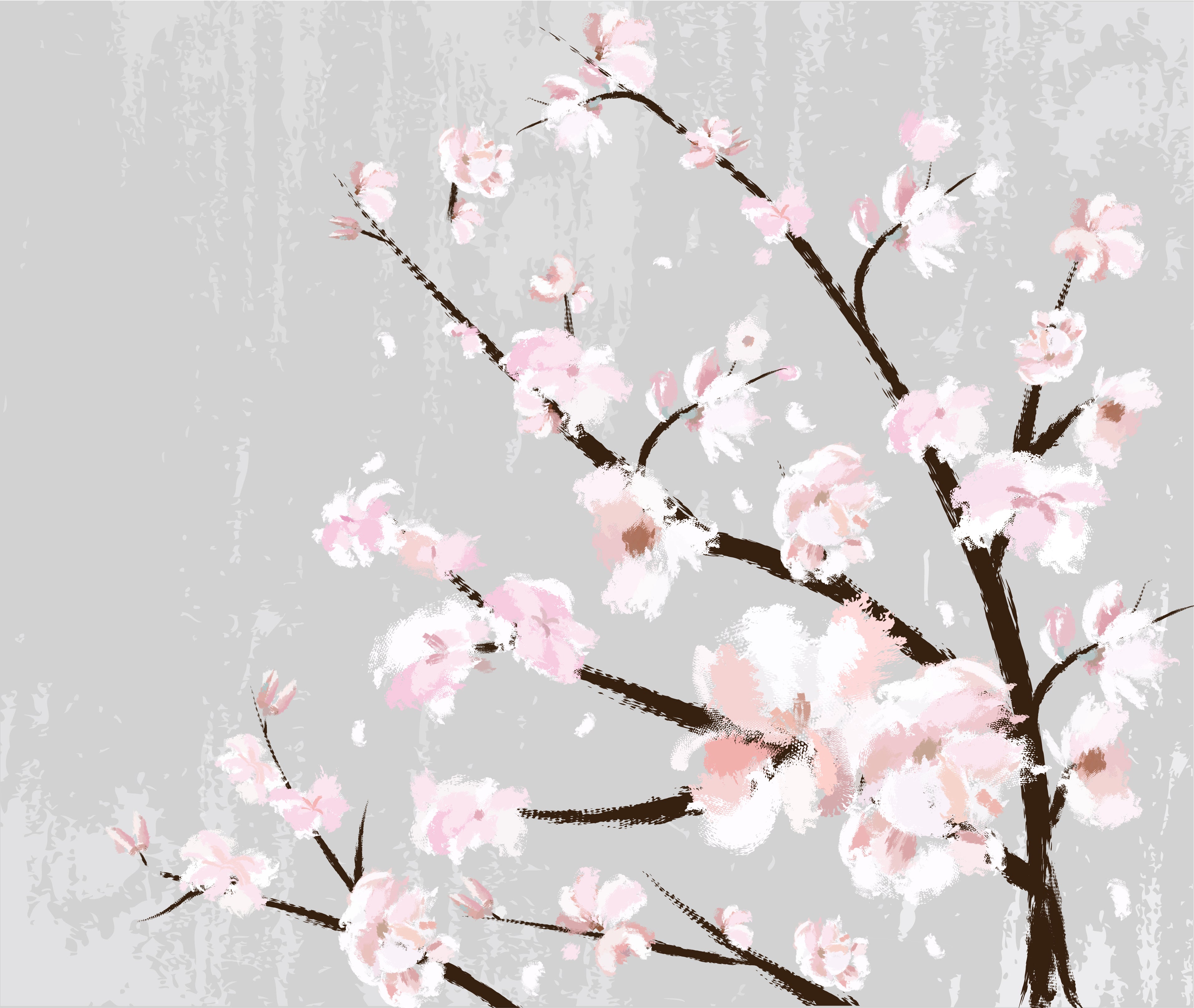 Sakura Cherry Blossom Mera Silk Print