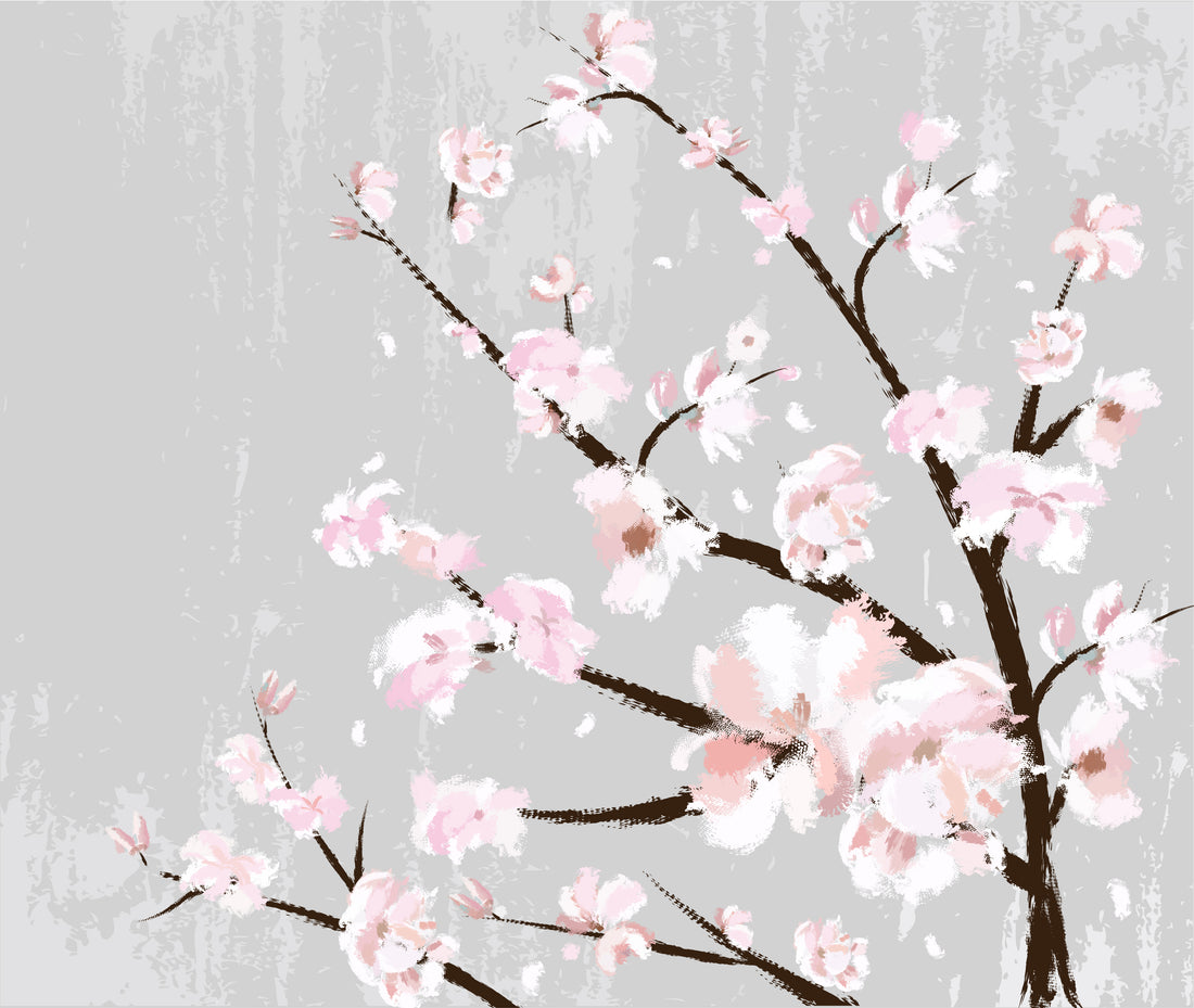 Sakura Cherry Blossom Mera Silk Print