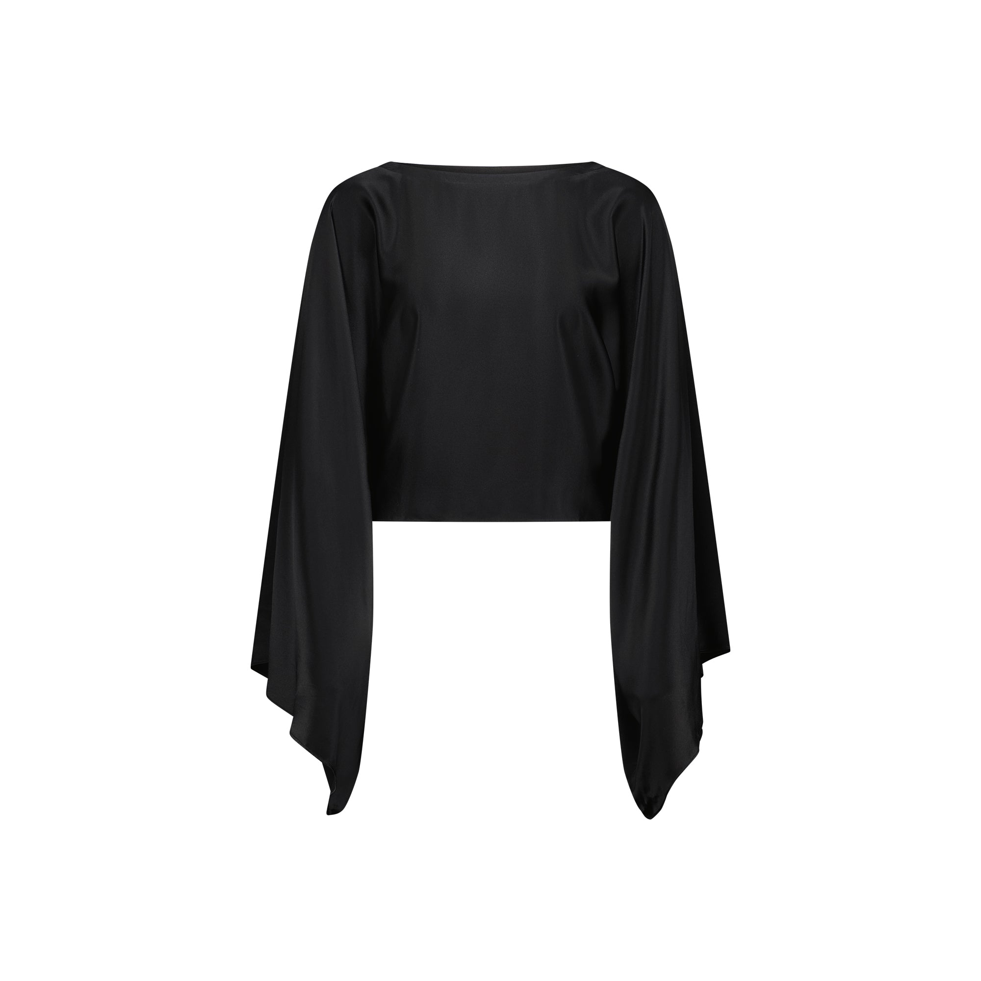 PARIS SILK BELL SLEEVE TOP